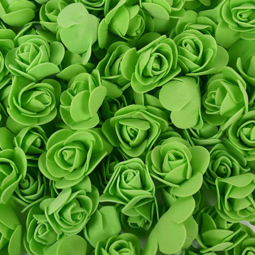 Title 7, 50pcs/Pack 3cm Foam Rose Heads Artificial Flowe...